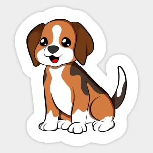 Cartoon Beagle Sticker